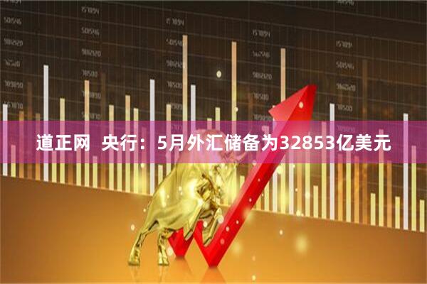 道正网  央行：5月外汇储备为32853亿美元