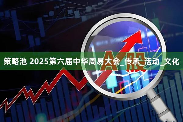 策略池 2025第六届中华周易大会_传承_活动_文化