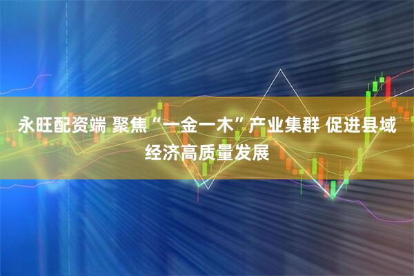 永旺配资端 聚焦“一金一木”产业集群 促进县域经济高质量发展