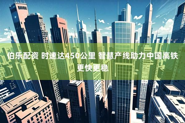 伯乐配资 时速达450公里 智慧产线助力中国高铁更快更稳