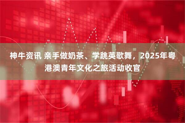 神牛资讯 亲手做奶茶、学跳英歌舞，2025年粤港澳青年文化之旅活动收官