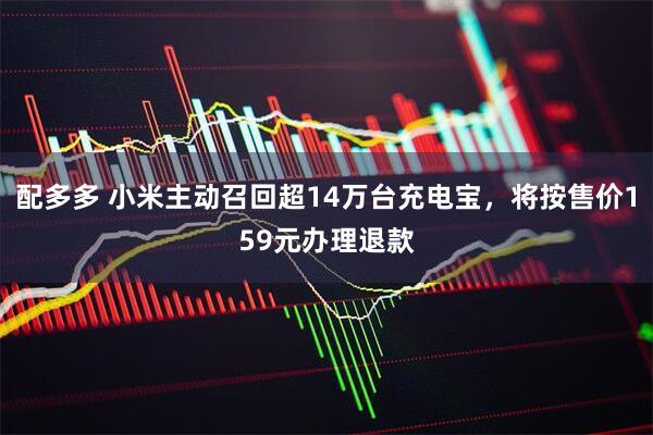 配多多 小米主动召回超14万台充电宝，将按售价159元办理退款